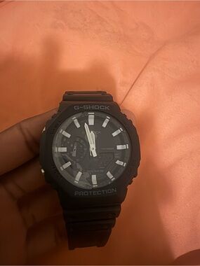 G-Shock Black Resin Analog-Digital Sport Watch